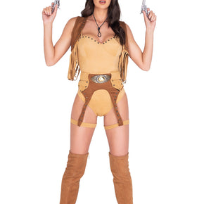 5013 - 4pc Wild West Babe Costume